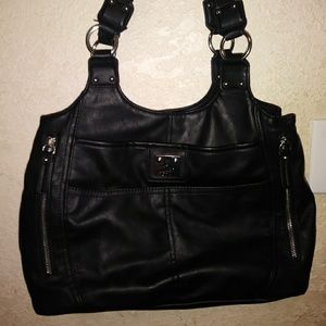 Tyler Rodan Classic Black Shoulder Purse